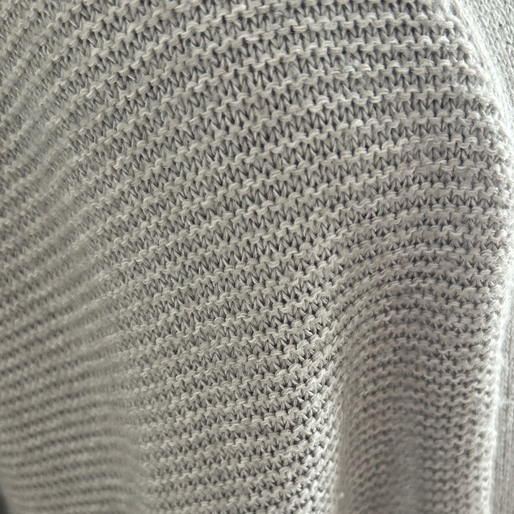 Cotton Emporium Light Gray Open-Front Cardigan - Picture 5 of 5